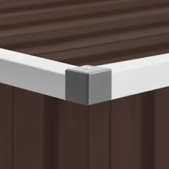 vidaXL - Opslagkist - Bruin - Staal - 149 x 99 x 93 cm Sale