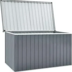 vidaXL - Opslagkist - Grijs - Staal - 171 x 99 x 93 cm Outlet