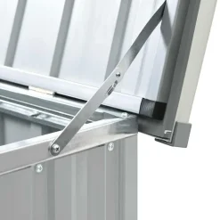 vidaXL - Opslagkist - Grijs - Staal - 171 x 99 x 93 cm Outlet
