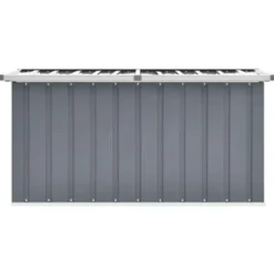 vidaXL - Opslagkist - Grijs - Staal - 129 x 67 x 65 cm New