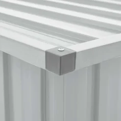 vidaXL - Opslagkist - Grijs - Staal - 149 x 99 x 93 cm Hot