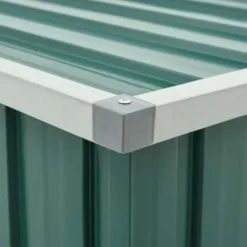 vidaXL - Opslagkist - Groen - Staal - 149 x 99 x 93 cm Best