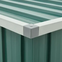 vidaXL - Opslagkist - Groen - Staal - 149 x 99 x 93 cm Best