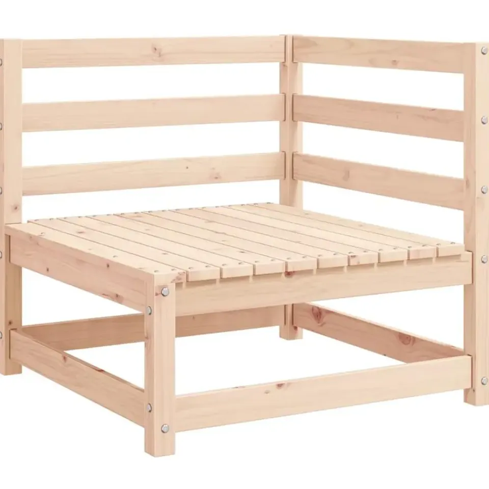 vidaXL - Palletbank - Antraciet - Grenenhout New