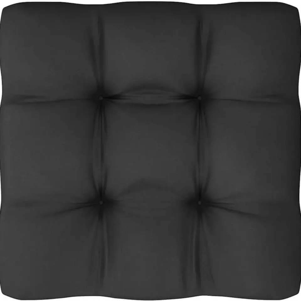 vidaXL - Palletbank - Antraciet - Grenenhout New