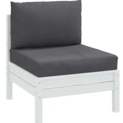 vidaXL - Palletkussen - Antraciet - Stof Hot