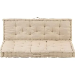 vidaXL - Palletkussen - Beige - Katoen Outlet