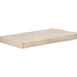 vidaXL - Palletkussen - Beige - Katoen Outlet