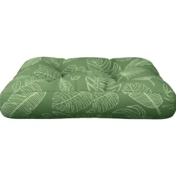 vidaXL - Palletkussen - Groen - Stof - 60 x 60 x 12 cm New