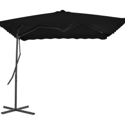 vidaXL - Parasol - Zwart Discount