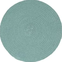 vidaXL - Placemat - Groen - Katoen - 4 stuks Online