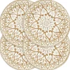 vidaXL - Placemat - Wit - Jute - 4 stuks Best