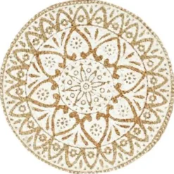 vidaXL - Placemat - Wit - Jute - 6 stuks Outlet