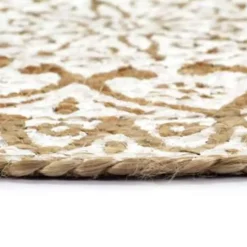 vidaXL - Placemat - Wit - Jute - 6 stuks Outlet