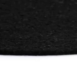 vidaXL - Placemat - Zwart - Katoen - 4 stuks