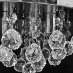 vidaXL - Plafondlamp - Transparent - Metaal Sale