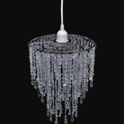 vidaXL - Plafondlamp - Transparent - Staal - 22.5 x 30.5 cm Sale