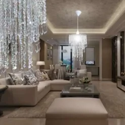 vidaXL - Plafondlamp - Transparent - Staal - 22.5 x 30.5 cm Sale