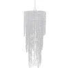 vidaXL - Plafondlamp - Transparent - Staal - 26 x 70 cm New