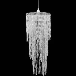 vidaXL - Plafondlamp - Transparent - Staal - 26 x 70 cm New