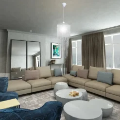 vidaXL - Plafondlamp - Transparent - Staal - 26 x 70 cm New