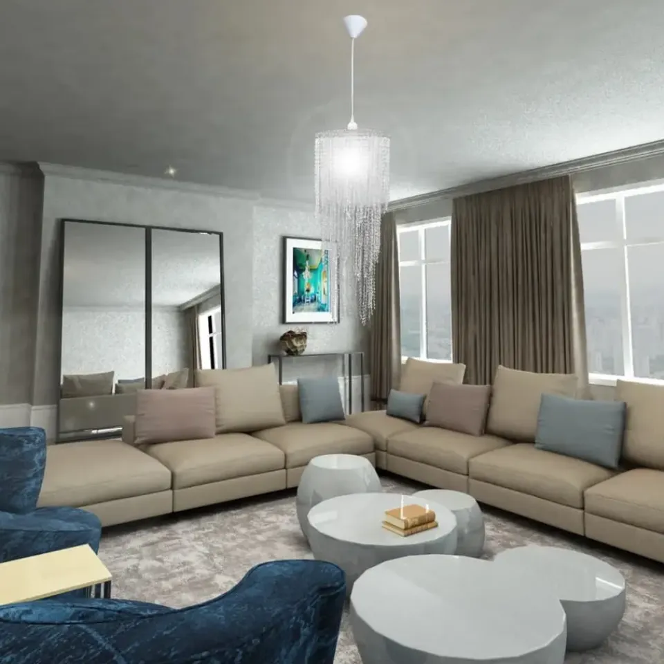 vidaXL - Plafondlamp - Transparent - Staal - 26 x 70 cm New