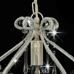 vidaXL - Plafondlamp - Wit - Metaal Outlet