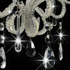 vidaXL - Plafondlamp - Wit - Metaal Outlet