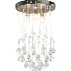 vidaXL - Plafondlamp - Zilver - Metaal Clearance