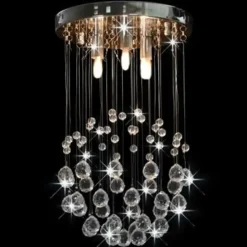 vidaXL - Plafondlamp - Zilver - Metaal Clearance