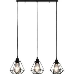 vidaXL - Plafondlamp - Zwart - Metaal Discount