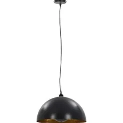 vidaXL - Plafondlamp - Zwart - Metaal - 40 cm - 2 stuks Clearance