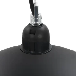 vidaXL - Plafondlamp - Zwart - Metaal - 40 cm - 2 stuks Clearance