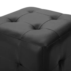 vidaXL - Poef - Zwart - Kunstleer Hot