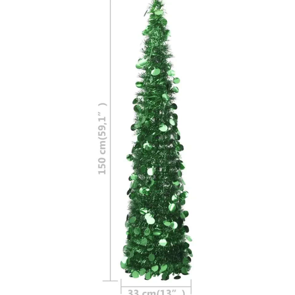 vidaXL - Pop-up Kerstboom - Groen - 150 x 33 cm Hot