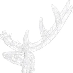 vidaXL - Rendier Kerstdecoratie - Multicolour - 70 x 41 x 120 cm Online