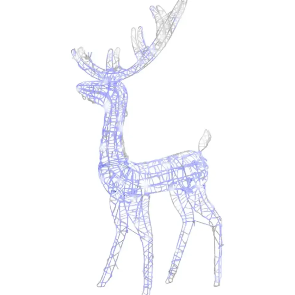 vidaXL - Rendier Kerstdecoratie - Blue - 70 x 41 x 120 cm Hot