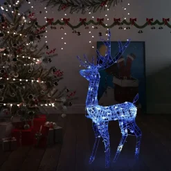 vidaXL - Rendier Kerstdecoratie - Blue - 70 x 41 x 120 cm Hot