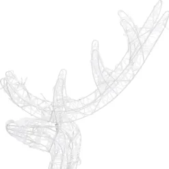 vidaXL - Rendier Kerstdecoratie - Blue - 70 x 41 x 120 cm Hot