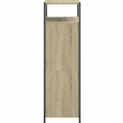 vidaXL - Schoenenkast 6 paar met 2 kleppen - Sonoma eiken - Hout - 60x34x112 cm Hot