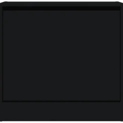 vidaXL - Schoenenkast 2 paar met 1 klep - Zwart - Bewerkt hout - 60x21x57 cm Clearance
