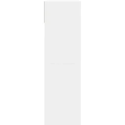 vidaXL - Schoenenkast met opbergvak en 2 kleppen 12 paar - Wit - 80x34x116 cm Clearance