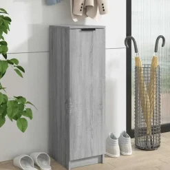 vidaXL - Schoenenrek - Grijs - Bewerkt hout Hot
