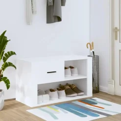 vidaXL - Schoenenrek - Wit - Bewerkt hout Hot