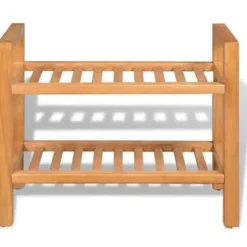 vidaXL - Schoenrek - Bruin - Hout Outlet