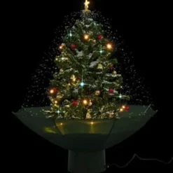 vidaXL - Sneeuwende Kerstboom - Groen - 75 x 60 cm Online