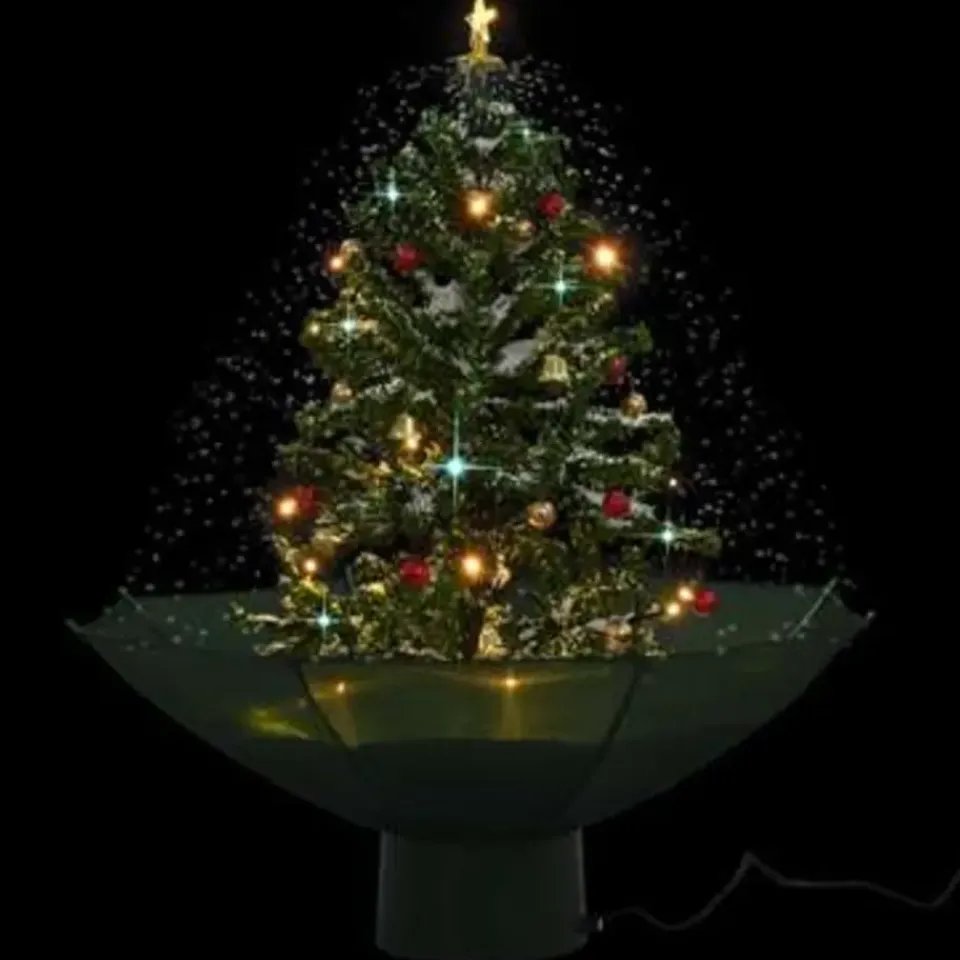 vidaXL - Sneeuwende Kerstboom - Groen - 75 x 60 cm Online