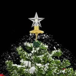 vidaXL - Sneeuwende Kerstboom - Groen - 75 x 60 cm Online