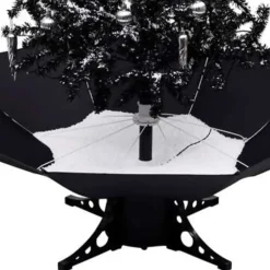 vidaXL - Sneeuwende Kerstboom - Zwart - 190 x 115 cm Best