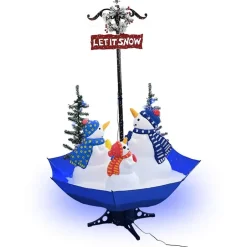 vidaXL - Sneeuwende Kerstboom - Blauw - PVC Hot